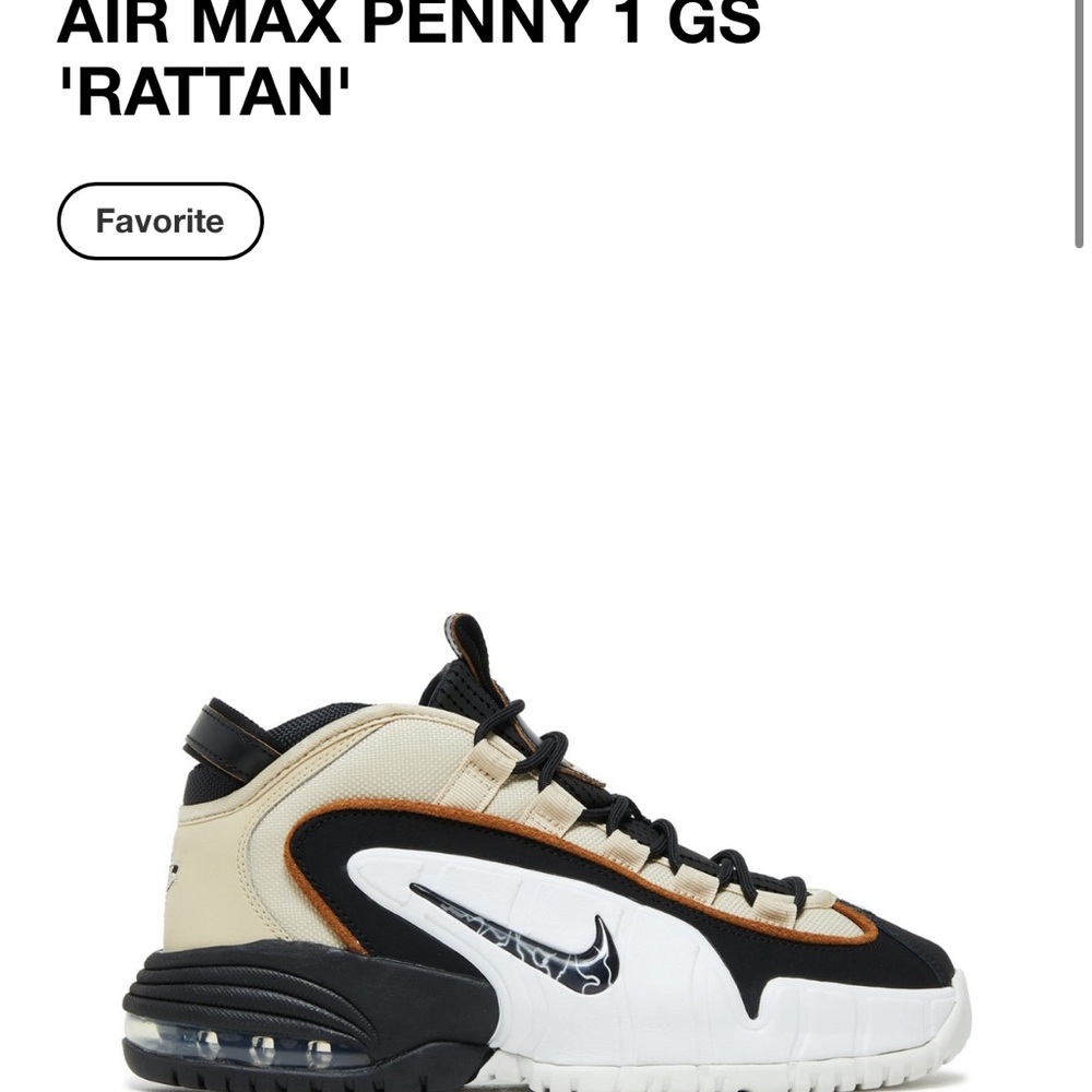 Nike Air Max Penny 1 GS 'Rattan' Sneakers